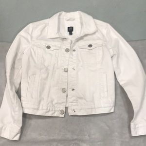 White denim jacket